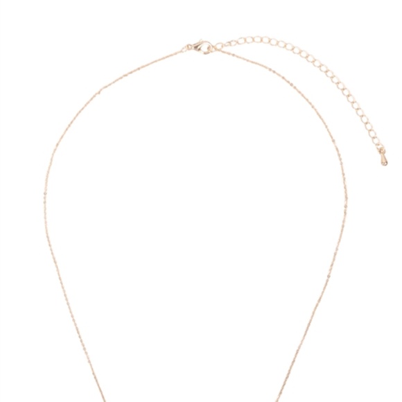 Rainbow bar necklace in Gold color - Picture 5 of 11